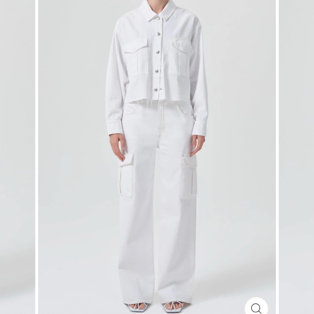 Agolde - Cargo Minka Milkshake (Biological cotton) Jean